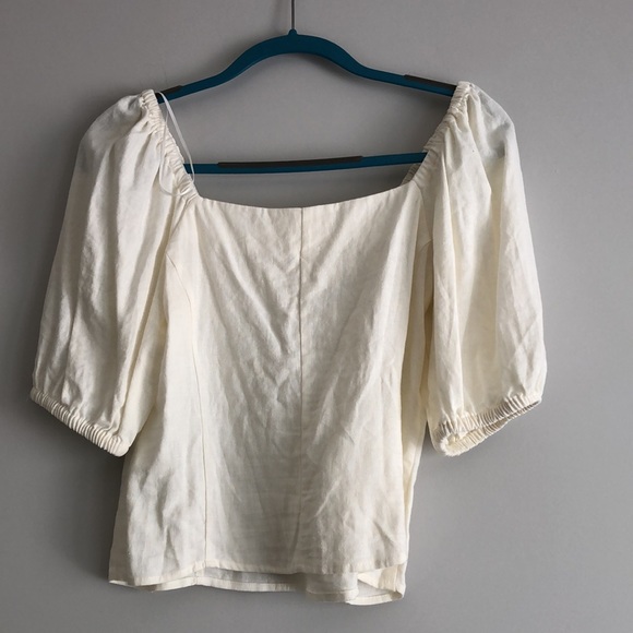Linen Off the Shoulder H&M Top - Picture 4 of 4